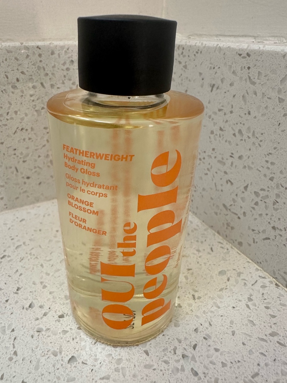 New Oui the People Hydrating Body Gloss Oil in Orange Blossom - Large 98ML